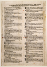 Norimberský tisk 95 tezí jako plakát (1517), nyní v Berlínské státní knihovně