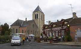 The church in Ménestreau-en-Villette
