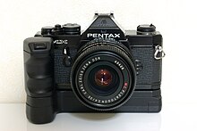 Pentax MX с вайндером «Winder MX»