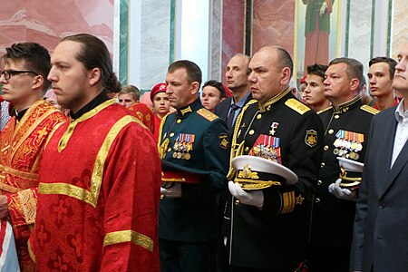 В Александро-Невском кафедральном соборе в Симферополе, 3 мая 2019 г.