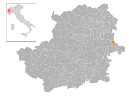 Torrazza Piemonte - Localizazion