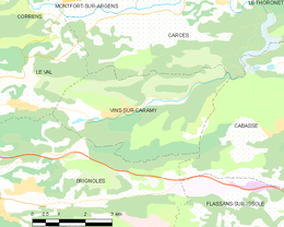 Vins-sur-Caramy - Localizazion