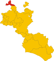 Localisation de Vallelunga Pratameno