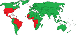 Distribución de Megalops atlanticus