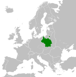 Amministrazione militare tedesca della Polonia - Localizzazione