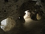 View of the inside of the Spiennes mine