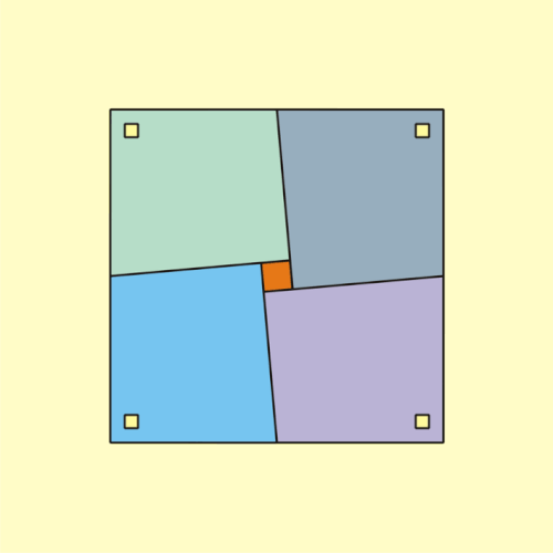 Анимационное представление задачи об исчезающем квадрате