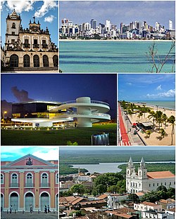 João Pessoa skyline as viewed from the sea