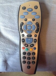 Austar MyStar Remote Control (Manufactured by Philips) Mystar remote.JPG