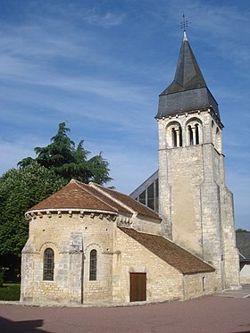 L'église romane.