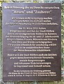 Rüthen Denkmal Hexenturm Tafel - Rehabilitierung der zu Unrecht verurteilten Hexen und Zauberer