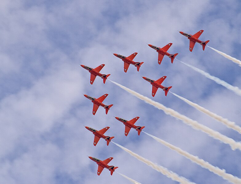 File:RAF Red Arrows - Rhyl Air Show.jpg