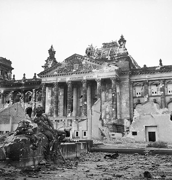 File:Reichstag after the allied bombing of Berlin.jpg