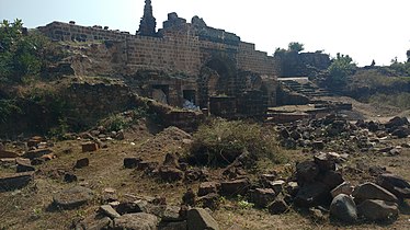 Ruins inside the fort