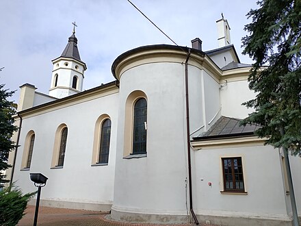 Widok od strony prezbiterium