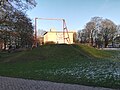 Spielplatz und Hochbunker 2019