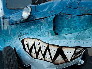 Sharkmobile at Maker Faire 2009