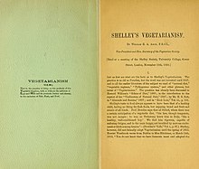 Opening page to Shelley's Vegetarianism ShelleysVegetarianismpage1.jpg