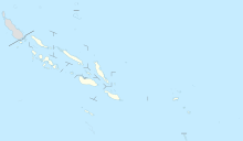 Đảo Rennell trên bản đồ Quần đảo Solomon