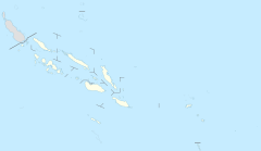 ムンダの位置（ソロモン諸島内）