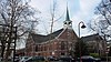 Ontmoetingskerk. Gereformeerd kerkgebouw en pastorie