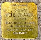 Stolperstein für Regina Weijl-Drukker