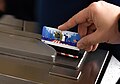 MetroCard bei Anwendung im Magnetstreifenleser