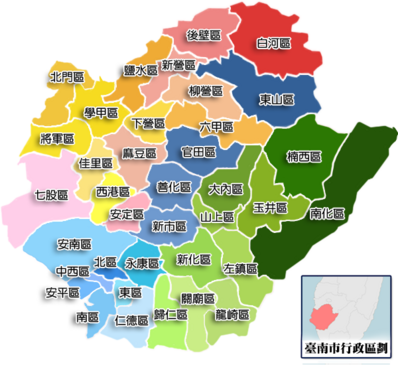 臺南市地圖