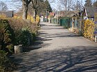 Mecklenburgweg: Blick vom West-Süd-Knick nach Westen zum Alten Wiesenweg