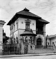 La villa de Zaharia Leon sur la strada Drosescu.