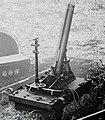 A Type 11 70-mm-mortar of the Imperial Japanese Army