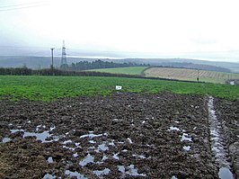 Landschap nabij Huxhill