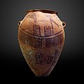 Image 17A typical Naqada II pot with ship theme (from Prehistoric Egypt)