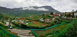 Farmlands at Vattavada village