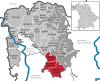 Lage der Verwaltungsgemeinschaft Mespelbrunn im Landkreis Aschaffenburg