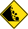 (W5-V132) Falling Rocks (left) (Used in Victoria)