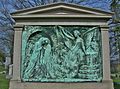 Bronze relief on Walker monument (ca. 1918-1921), Max Bachmann, sculptor