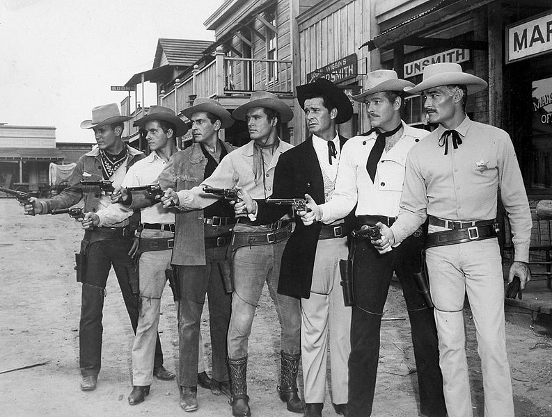 File:Warner Brothers television westerns stars 1959.JPG