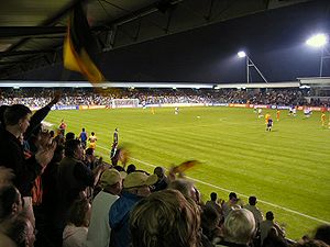 Das Jadestadion während eines U-21-Länderspiels Deutschland gegen Rumänien (September 2006)