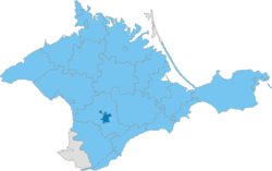 Location within Crimea