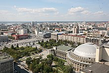 Novosibirsk is the largest city in Siberia Opernyi teatr4.jpg