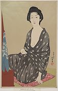 „Frau im Sommer-Kimono“[A 4], 1920