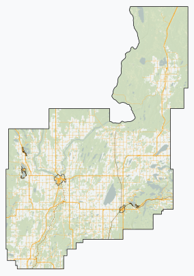 Location the La Biche River Wildland Provincial Park in Alberta