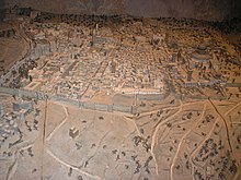 Un modèle tridimensionnel de Jérusalem du dix-neuvième siècle