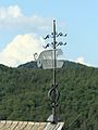 A whale weather vane