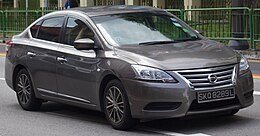 Una Nissan Sylphy terza serie