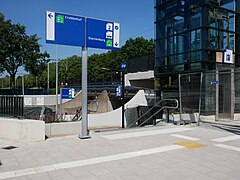 Dordrecht, Eingang an der Westseite
