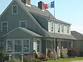 L'une des rares maisons en pierres de Caraquet, construite en 1940.