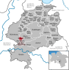 Lage der Gemeinde Ahnsen im Landkreis Schaumburg