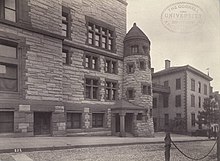 Southeast corner, facing Corning Place, c. 1895 Albany City Hall (3678133567).jpg